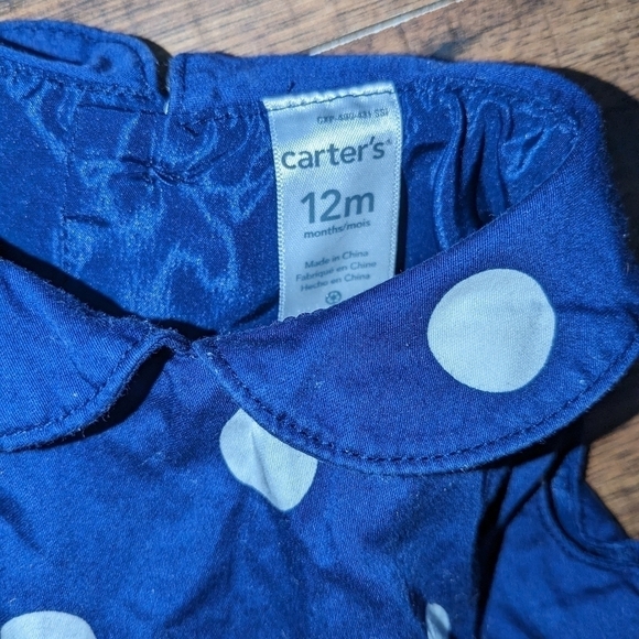 Carter's Polka Dot Dress Size 12M - Picture 2 of 2